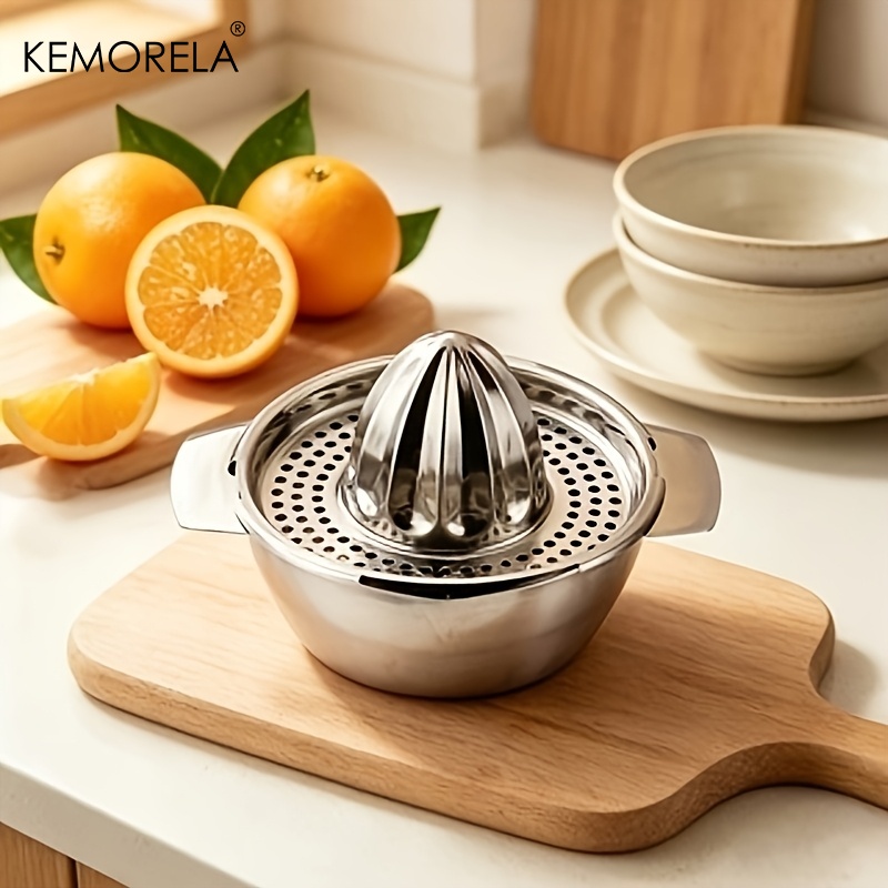 KEMORELA ステンレス鋼レモン絞り器手動ジューサーオレ - Citrus Juicer Bar のレビューと価格