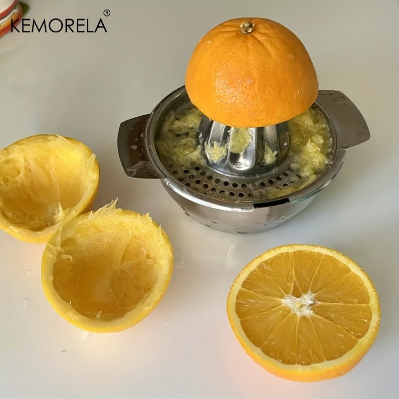 KEMORELA ステンレス鋼レモン絞り器手動ジューサーオレ - Citrus Juicer Bar のレビューと価格