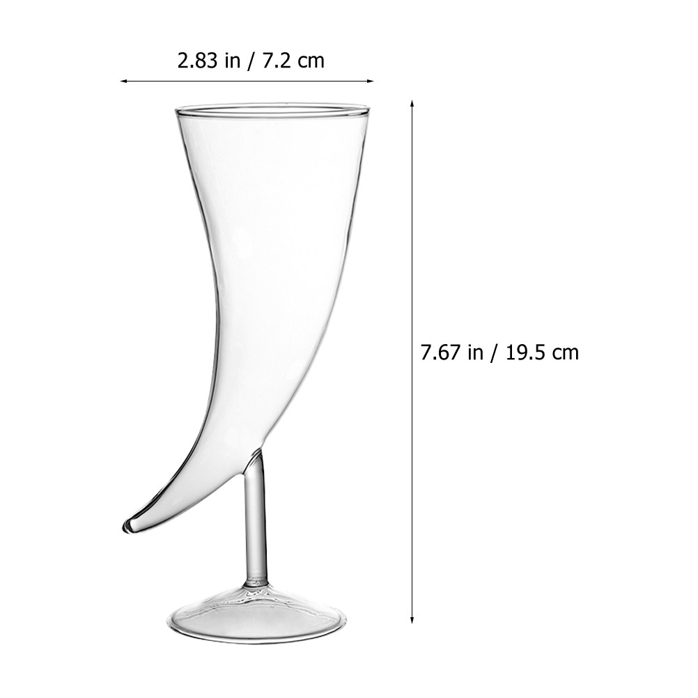 2個入り、牛の角を模したカクテルグラスセット。高級感のあるグ - Home Bar Set のレビューと価格