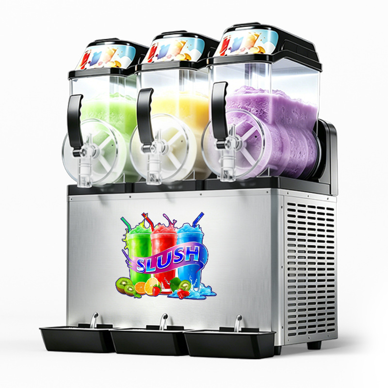 業務用スラッシュマシン 1/2/3タンク 冷凍スムージー ジ - Citrus Juicer Bar のレビューと価格