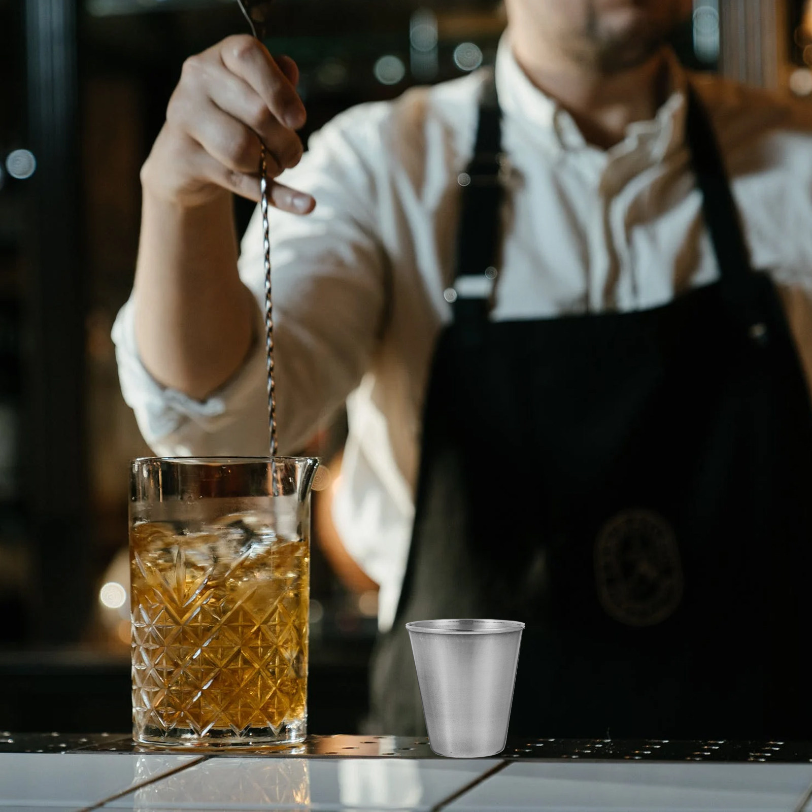 ステンレス製ショットグラス6個入りセット。70ml。丈夫な金 - Home Bar Set のレビューと価格